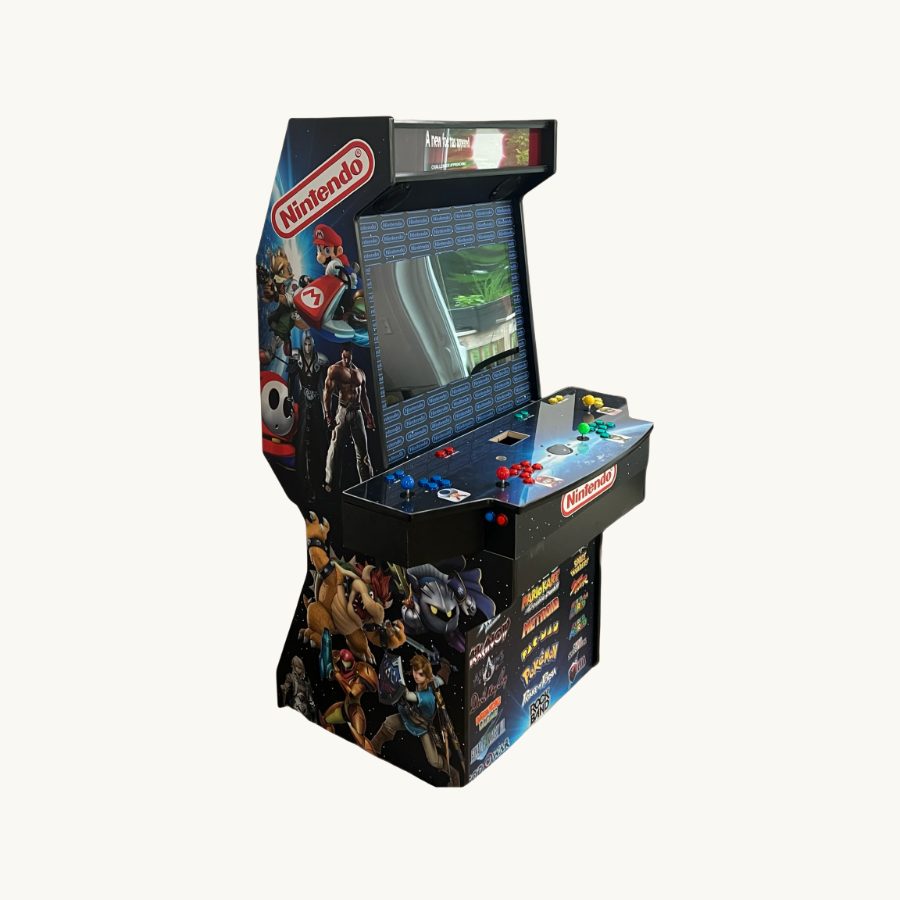 Nintendo arcade cabinet, side art