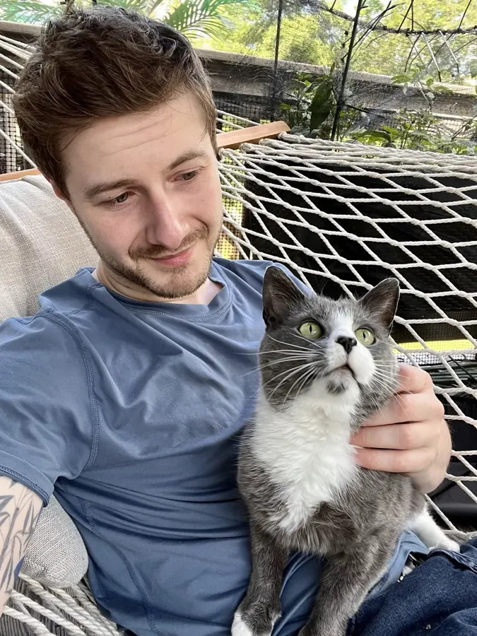 Nandor in the hammock